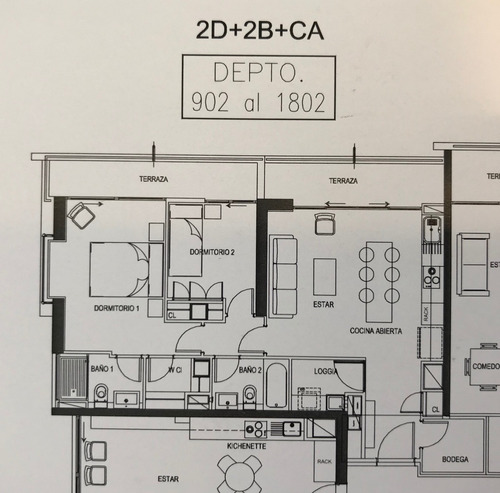 2 Dorm+2 Baño+bodega+est., Piso 13, Vista Norte Despejada