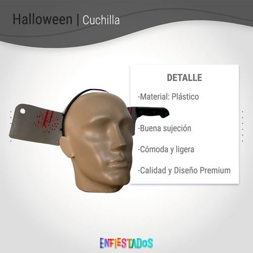 Party Store - Vincha Cuchilla - Cotillon Halloween