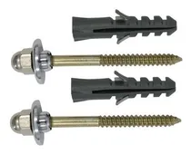 Comprar Kit 8 Parafusos Latonado Bucha 10mm Vaso Sanitário E Bidê