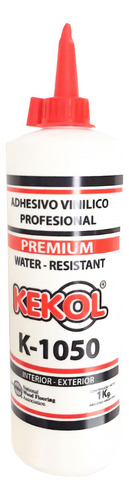 Pegamento Adhesivo Vinilico Profesional Kekol K-1050 Color Blanco Envase De 1 Kilogramo No Tóxico