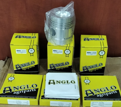 Imagen 3 de 5 de Pistón Y Anillos Repuestos Motor Perkins 3 Cilindro D3- 152