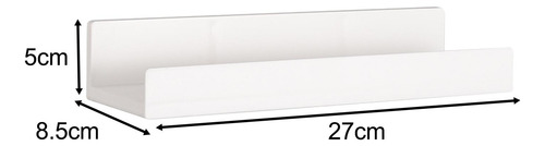 2 Estante De Almacenamiento Flotante De Pared 2 Piezas