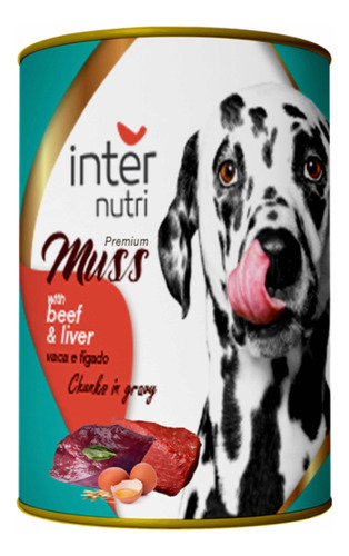 Muss Internutri 415 G De Carne Con Hígado Para Perros