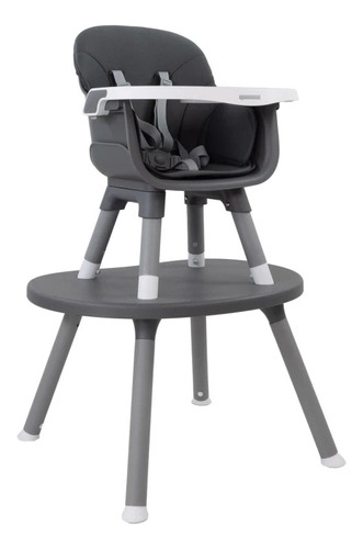 Silla De Comer Convertible Mesa Y Silla 3 En 1 Bebesit Gris