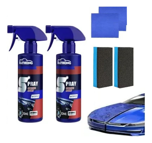 2 Agente De Recubrimiento Nano, Aerosol Para Coches