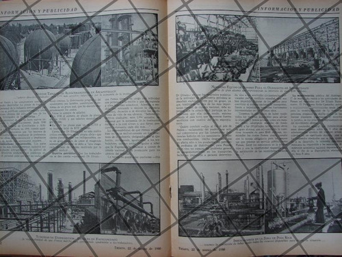 Afiche Antiguo Modernizacion De Pemex 1946