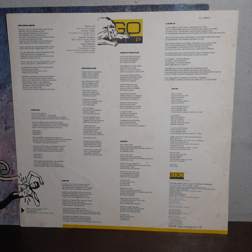 Imagem 9 de 9 de Vinil Lp Egotrip Ego Trip 1987 Com Encarte Bom Estado