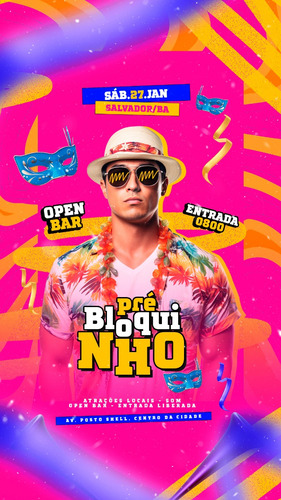 Mega Pack Flyers Psd E After Effects Carnaval - Atualizado