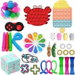 Kit De 30 Display Fidget Toys Pack Anti Stress