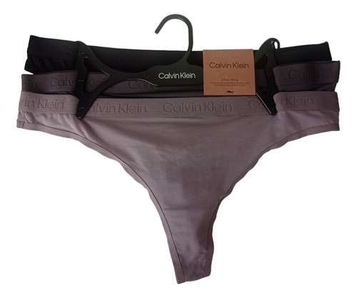 Panties Tangas Calvin Klein Mujer Paquete X 3 Und.