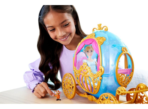 Disney Carruaje Magico De Cenicienta Mattel Hlx35