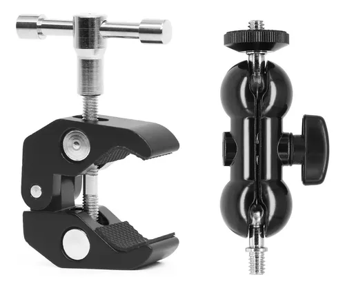 comprar Magic Arm Rosca 1u002F4 Monitor Garra Clamp + Braço Articulado