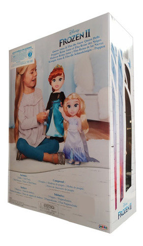 Jakks Pacific. Set De Muñecas Anna Y Elsa, Reinas Frozen 2