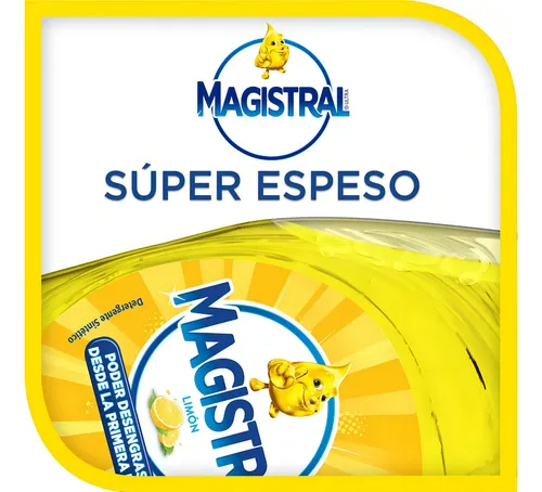 Detergente Magistral Limón 750 Ml X 4 Unidades