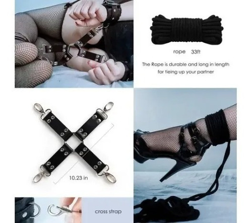 Imagen 4 de 7 de Envio Gratis10 Piesas Esposa Sexuales Juguetes Para Adu Bdsm