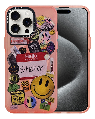 Funda Uso Rudo Rainbow Magsafe Diseño Para iPhone 12 Pro Max