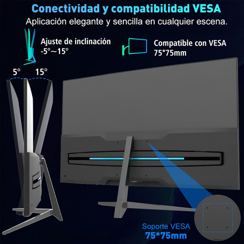 Monitor Gamer Con Pantalla De 24 100hz 127v Y Resolución Hd