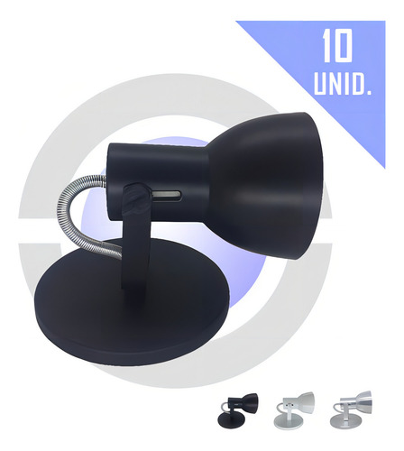 Luminaria Suporte De Luz Para Teto Simples Laje Gesso 10 Uni