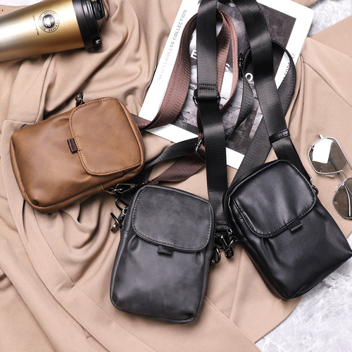 Nuevo Bolso De Hombro Pequeño Casual Para Hombre, Riñonera T