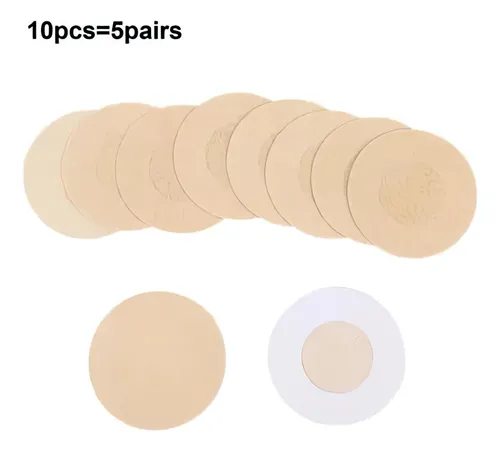 Cubre Pezones Para Hombre O Mujer X 10 Unid Invisible 4,5 Cm