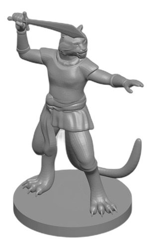 Miniaturas Dnd: Azaka Stormfang Weretiger Form