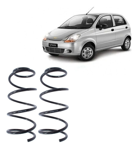 Espiral Delantero Chevrolet Spark 2004 2016 Par 