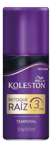 Kit Tinte Wella Professionals  Koleston Retoque de raíz 3 seg tono negro para cabello