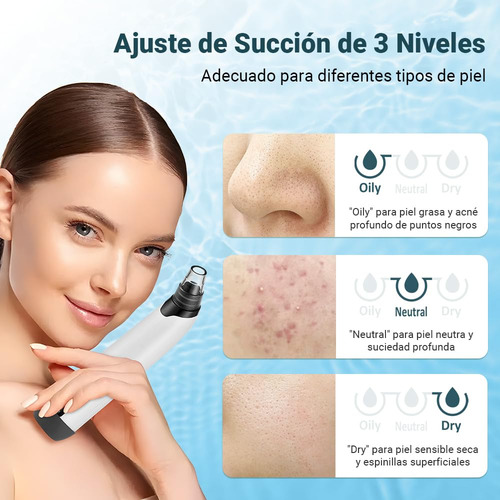 Removedor De Espinillas Limpiador Poros, 4 Sondas Con 3