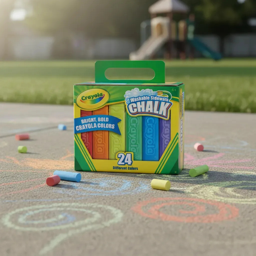 Caja De Gises Gigantes Crayola X24 Unidades, Multicolor 4+