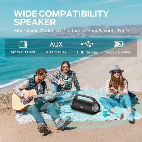 Altavoz Bluetooth Monster Adventurer Max, Altavoces Azules I