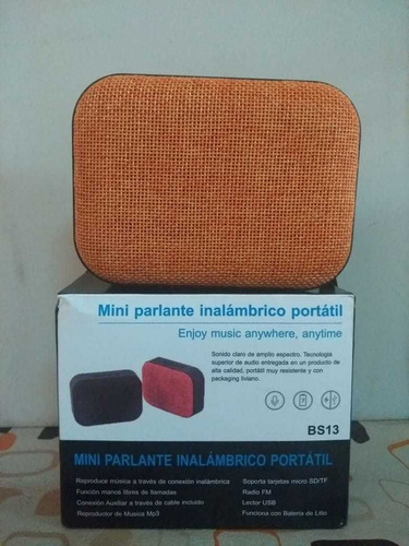 Parlantes Bluetooth 5w. Varios Modelos.