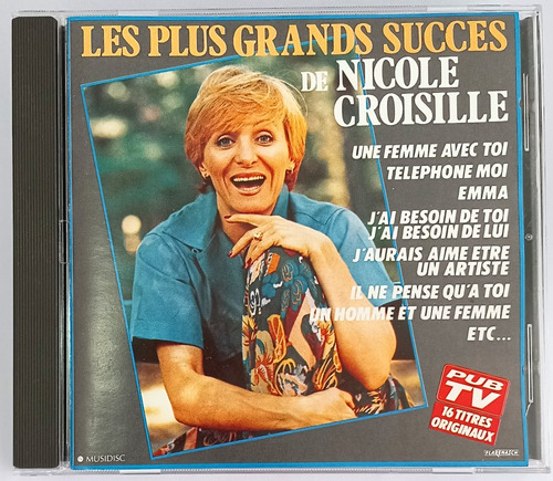 Nicole Croisille Cd Les Plus Grands Succes Importado Sin Mar