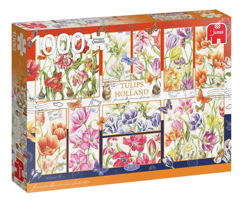 Puzzle 1000 Piezas J. Brinkman Tulips From Holland-jumbo