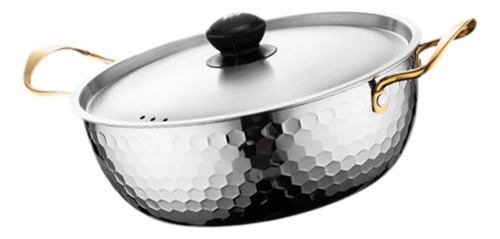 Pote De Macarrão Ramen Coreano, Panelas De 22cm Prata