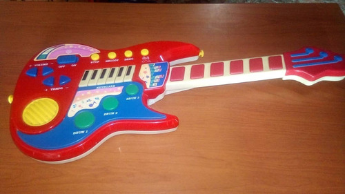 Imagen 8 de 10 de Guitarra Musical De Juguete Usada En Excelente Estado