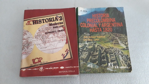 Historia. Lote De 8 Libros. Se Vende Lote Completo. (Usado)