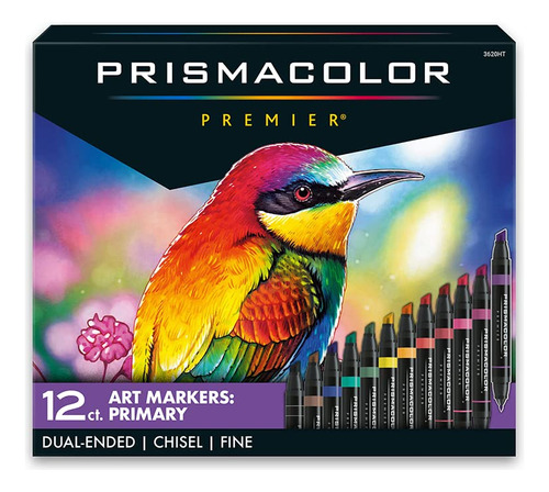 Marcadores De Arte Prismacolor Premier Doble Punta 12 Unidad