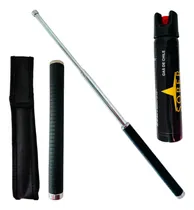 Comprar Baston Retractil Defensa Personal  Y Gas De 135 Gramos