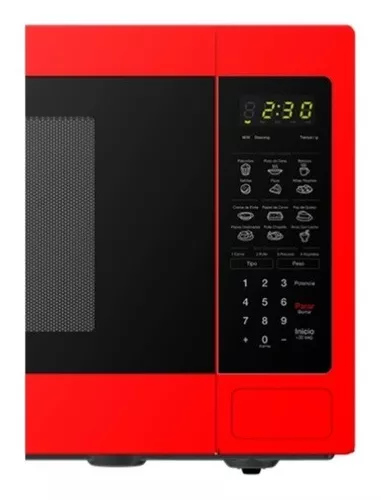 Bazaar Mihi - Horno de Microondas Daewoo color rojo $1,200 mx