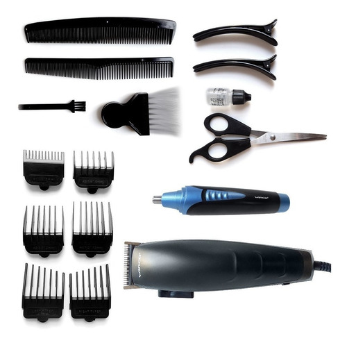 Cortadora De Pelo Profesional Barba + Timmer Para Nariz Oido Winco W4608