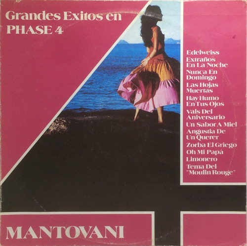 Vinilo Lp - Montovani - Grandes Exitos En Phase 4 1980 Arg