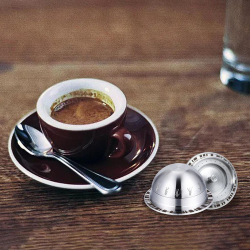 Filtros Recargables Plata Compatible Con Nespresso