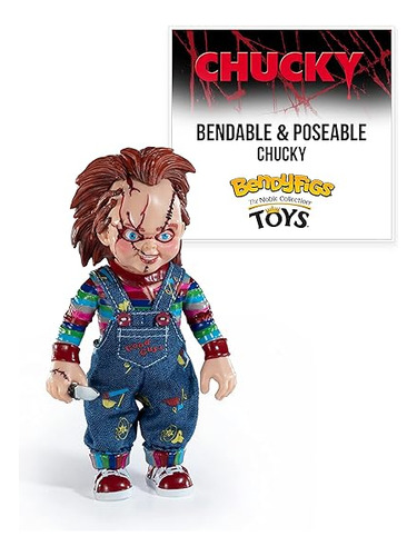 Colección Noble - Horror - Figura De Chucky Bendy