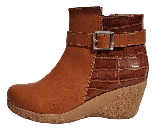 Botas De Taco Chino Para Mujer Combinada