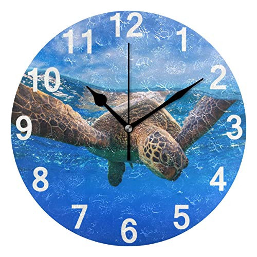 Tortuga Del Mar Del Océano Animales Reloj De Pared De ...