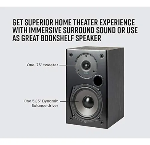 Altavoces Polk Audio T15 100w - Sonido Envolvente Dolby Dts