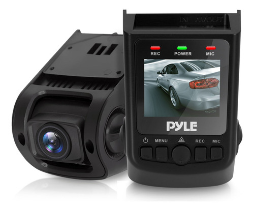 Dash Cam Monitor Vision Trasera Dvr 1,5  Pantalla Digital Hd