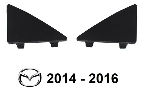 Par De Tapas Triangulares Para Rejilla - Facia De Mazda 3