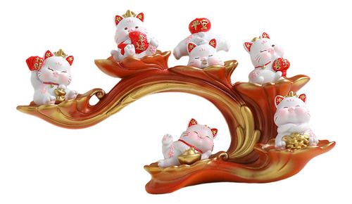 Figura De Gato De La , Escultura De Gatito, Estatua De