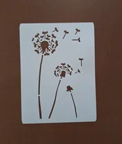 Comprar Stencil Diente De Leon Achicoria Amarga 21x29 Noreste Ideas